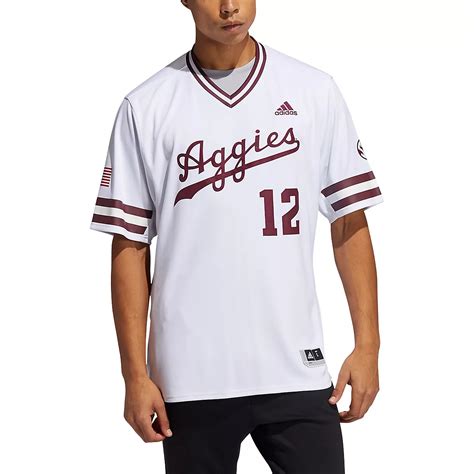 adidas texas a&m aggies replica jersey|texas a&m adidas white.